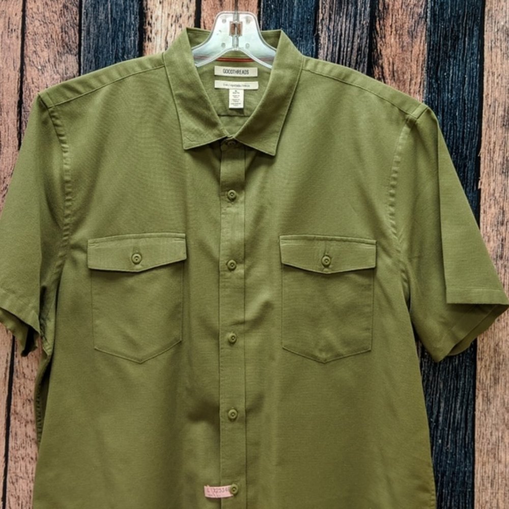 Goodthreads Ripstop Dobby Olive Green